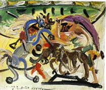 A bullfight - Pablo Picasso