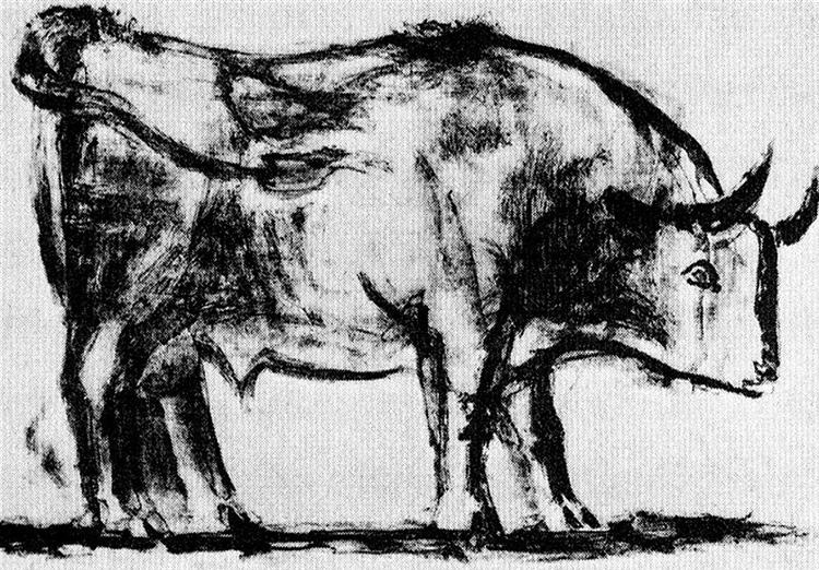 Bull (plate I), 1945 - Пабло Пикассо