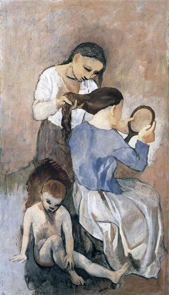 Перукарське мистецтво, 1906 - Пабло Пікассо