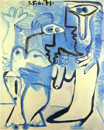 Чоловік та жінка - Пабло Пікассо