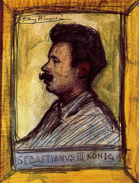 Портрет Себастії Юньєр-Відаль, 1903 - Пабло Пікассо