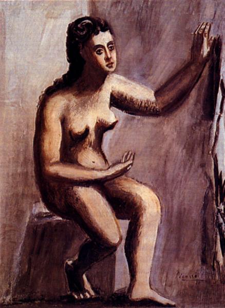 Seated woman, 1920 - Пабло Пикассо