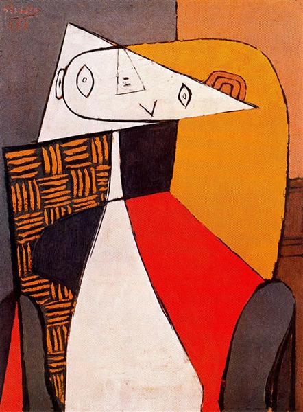 Сидяча жінка, 1930 - Пабло Пікассо