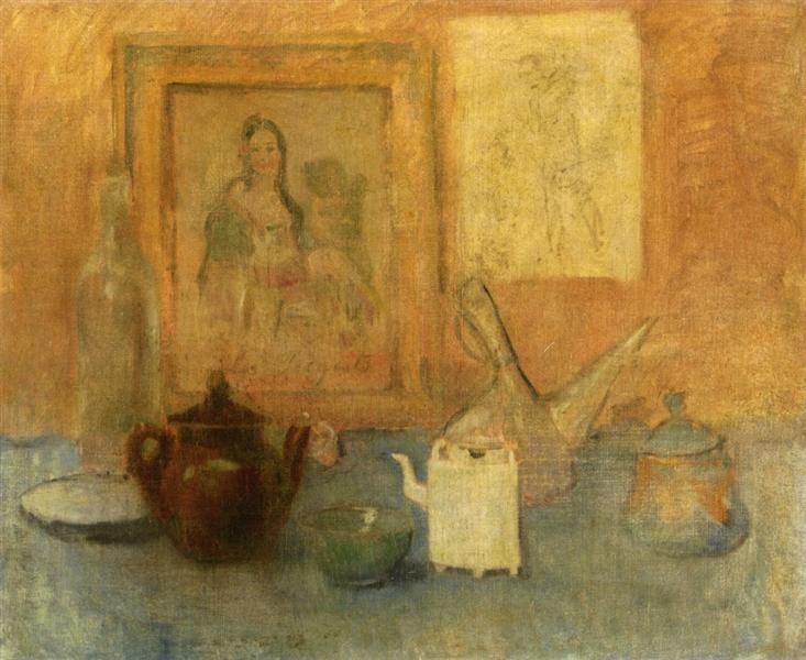 Still life with Table, 1906 - Пабло Пикассо