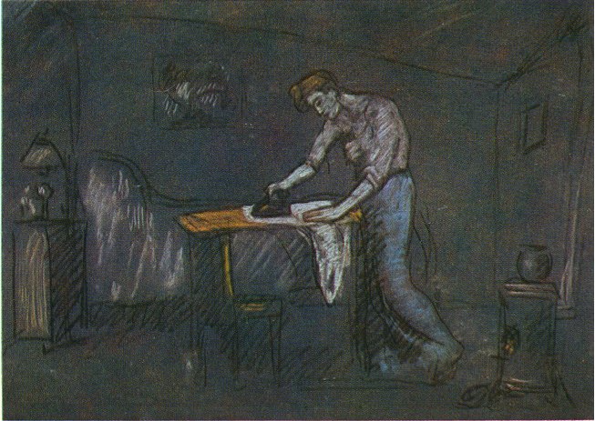 Кімната прасувальника, 1904 - Пабло Пікассо