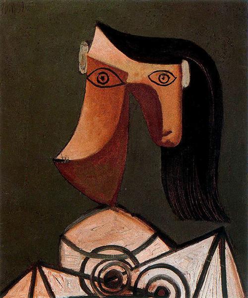 Woman's head, 1939 - 畢卡索