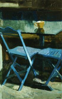 The blue chairs II - Panayiotis Tetsis