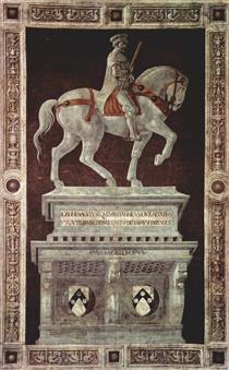 Equestrian Monument of Sir John Hawkwood - Паоло Учелло