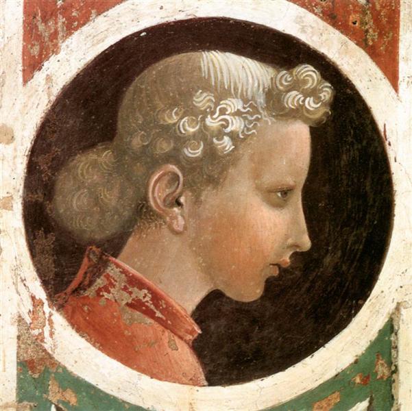 Roundel with Head, c.1435 - Paolo Uccello
