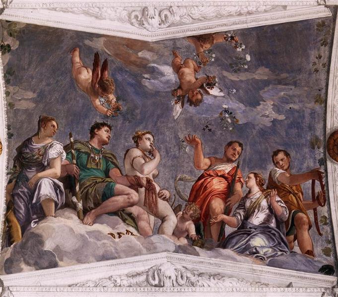 Hyman, Juno and Venus, 1560 - 1561 - Паоло Веронезе