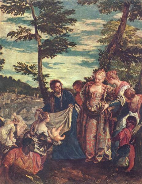 Moïse sauvé des eaux, c.1580 - Paul Véronèse