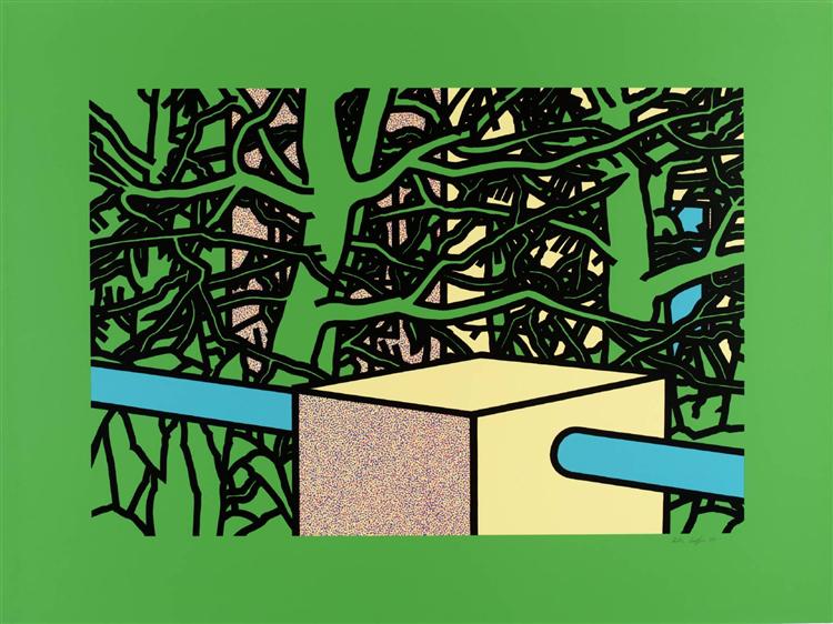 Garden with Pines, 1975 - Патрик Колфилд