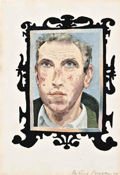 Myxomatosis (Self-Portrait in a Mirror), 1977 - Patrick Procktor