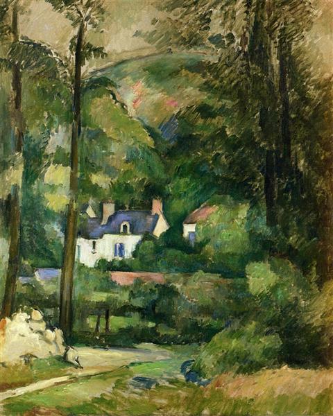Houses in the Greenery, 1881 - Paul Cezanne