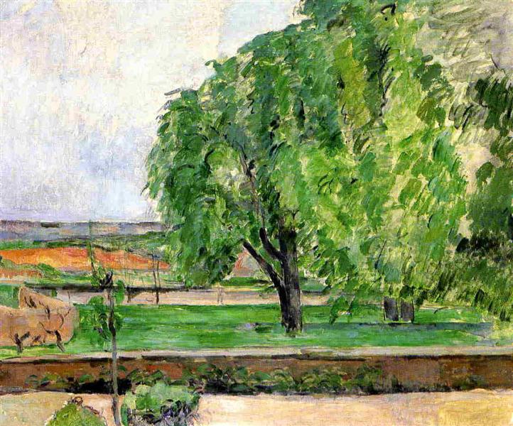 Landscape at the Jas de Bouffin, 1876 - Paul Cézanne