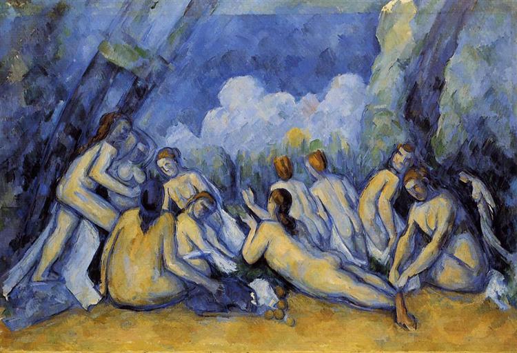 Large Bathers, 1900 - Paul Cezanne