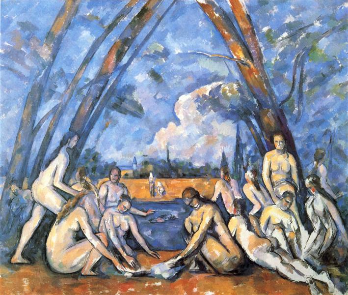 Les Grandes Baigneuses, 1900 - 1906 - Paul Cézanne