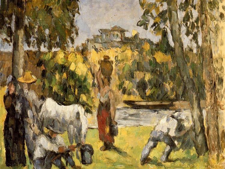 Life in the Fields, c.1875 - Paul Cezanne