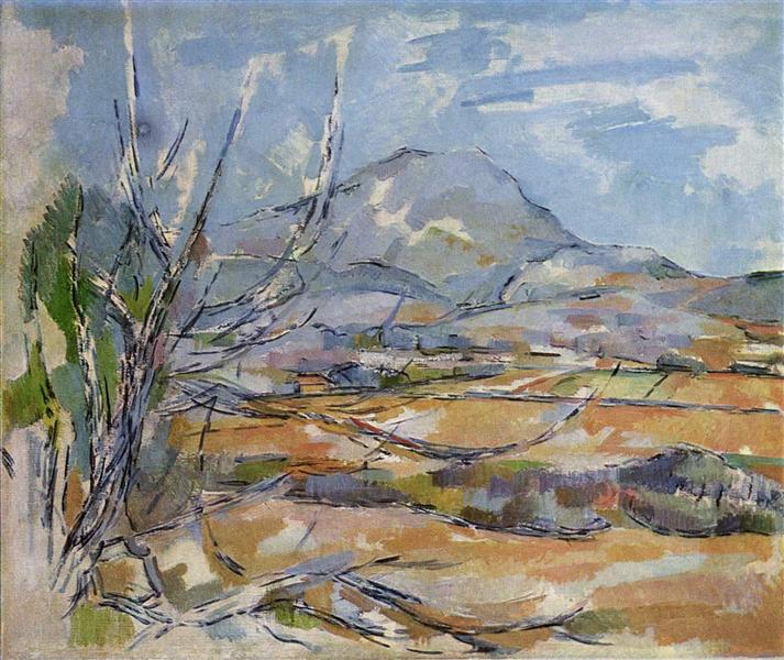 Mont Sainte-Victoire, 1890 - Paul Cezanne