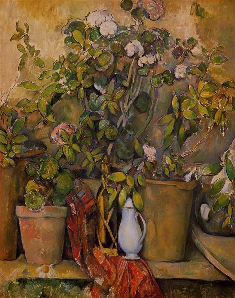 Potted Plants, 1890 - Поль Сезанн