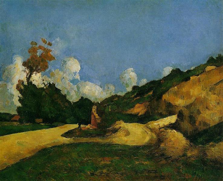 Road, 1871 - Paul Cezanne