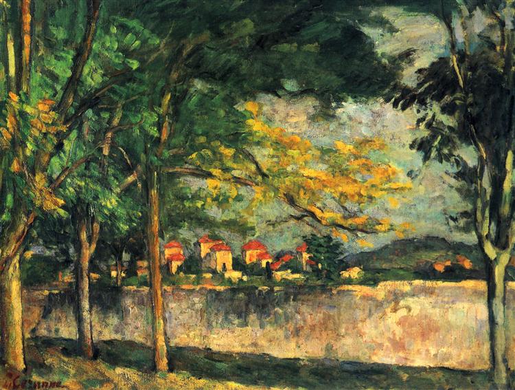 Road, 1876 - Paul Cezanne
