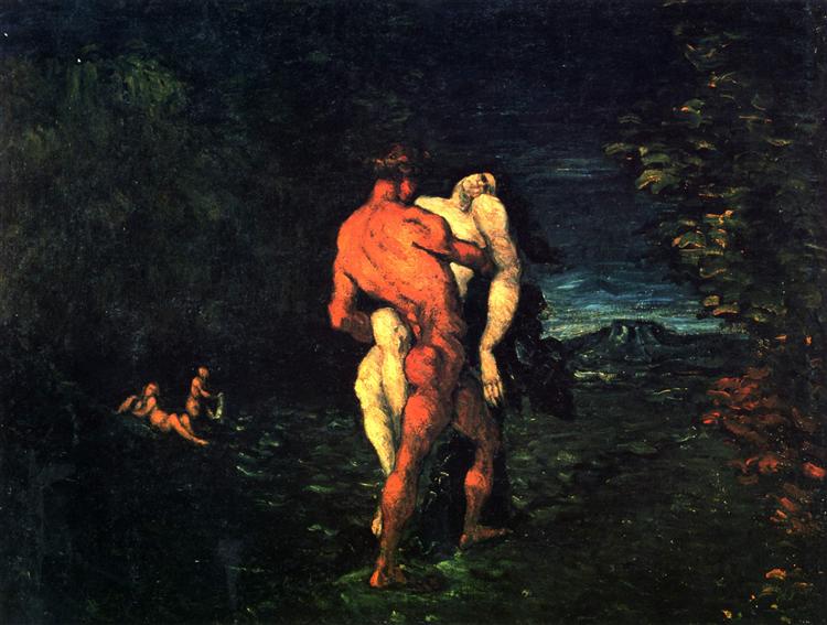 The Abduction, 1867 - Paul Cezanne