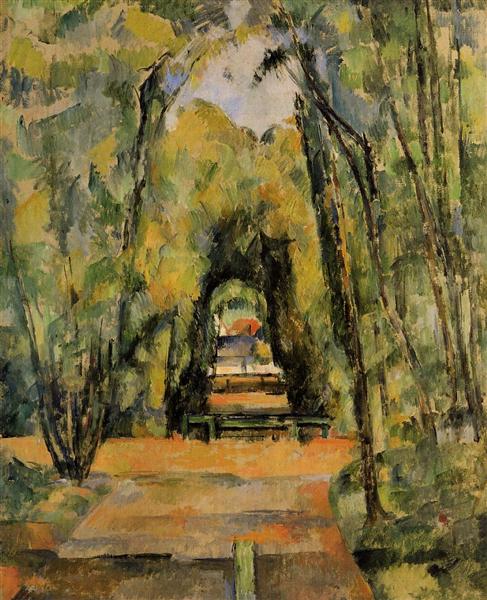 The Alley at Chantilly, 1888 - Paul Cézanne