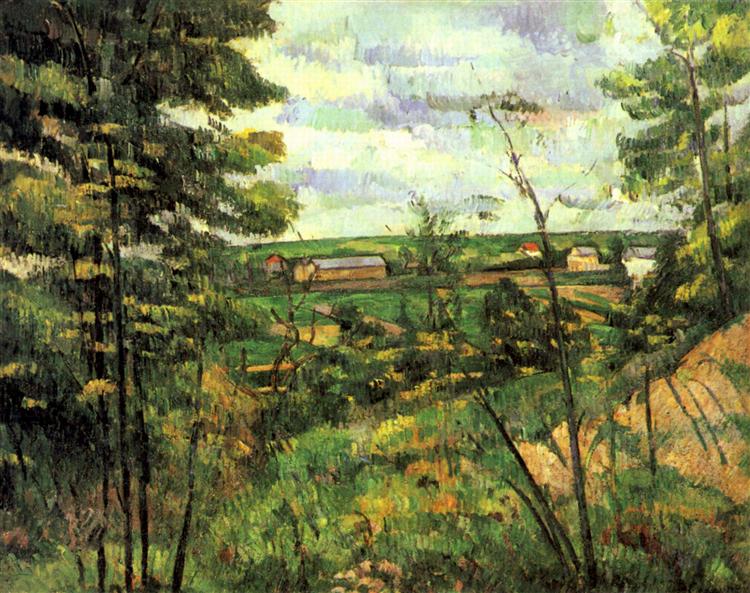 The valley of the Oise, 1880 - Paul Cézanne
