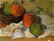 Apples in bowl - Paul Gauguin