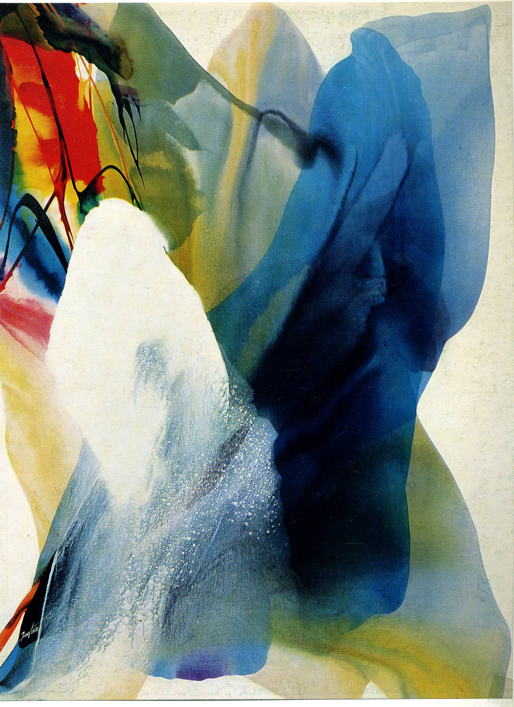 Phenomena Graced by Three, 1968 Paul Jenkins