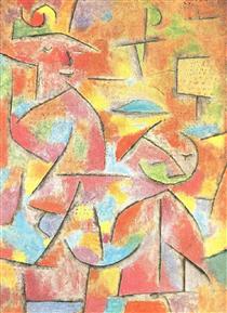 Child and aunt - Paul Klee