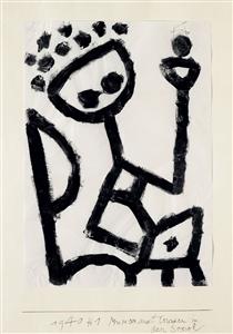 My mom drunk falls into the chair - Paul Klee