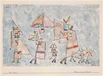 Promenade in the Orient - Paul Klee