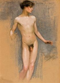 Male nude - Paul Mathiopoulos