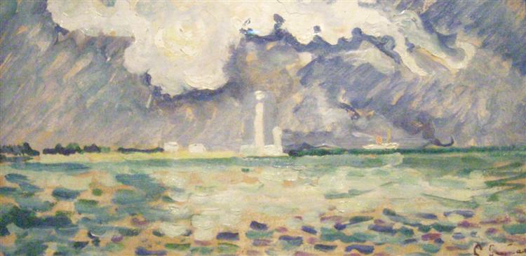 The Lighthouse of Gatteville - Paul Signac