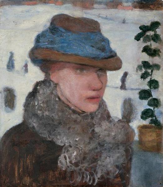 Portrait of Martha Vogeler - Paula Modersohn-Becker