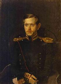 Portrait of S. S. Krylov - Pável Fedótov