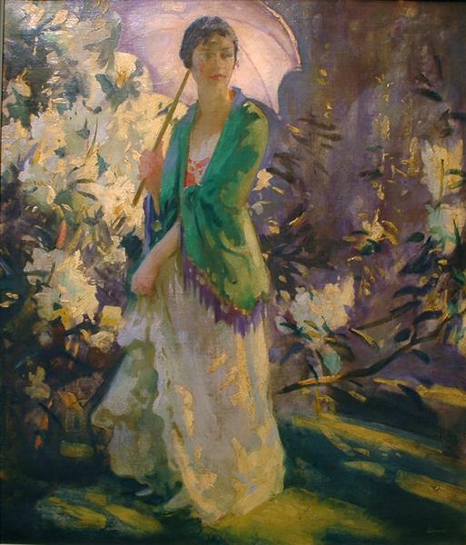 Marie in the Garden - Peder Severin Kroyer