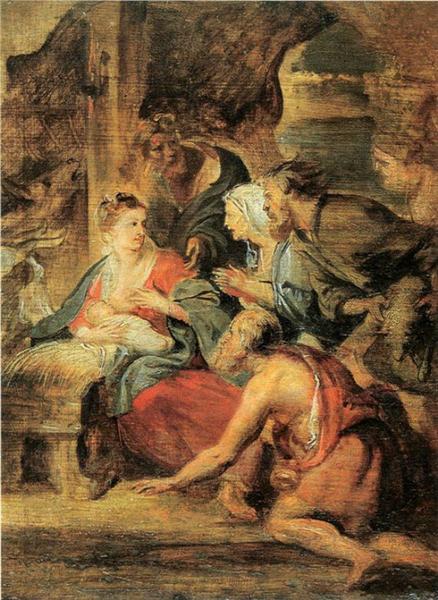 Adoration of the Shepherds, 1621 - 1622 - Peter Paul Rubens