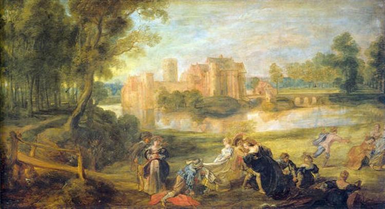 Castle Garden, c.1630 - c.1635 - Питер Пауль Рубенс