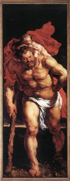 Descent from the Cross (outside left panel), 1612 - 1614 - Peter Paul Rubens