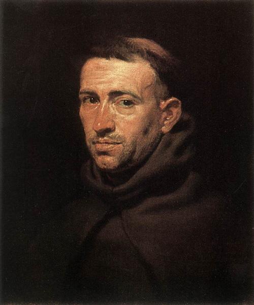 Head of a Franciscan Friar, 1615 - 1617 - Peter Paul Rubens