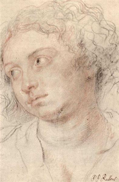 Head of woman, c.1630 - c.1632 - Pierre Paul Rubens