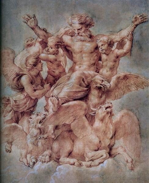 Vision of Ezekiel, 1605 - 1608 - Пітер Пауль Рубенс