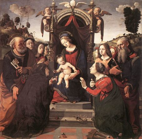 Mystical Marriage of St. Catherine of Alexandria, 1493 - 皮耶羅·迪·科西莫