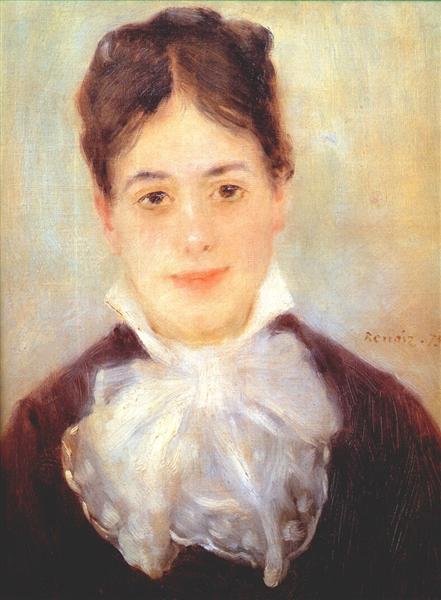 A Young Woman, 1875 - Auguste Renoir
