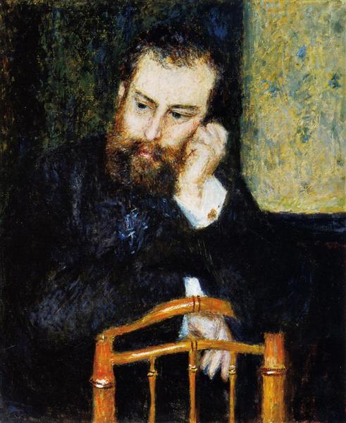 Alfred Sisley, 1876 - Пьер Огюст Ренуар