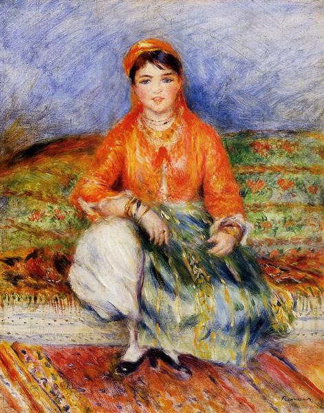 Algerian Girl, 1881 - 雷諾瓦