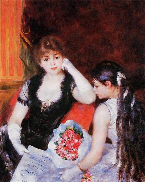 At the Concert (Box at the Opera), 1880 - Пьер Огюст Ренуар